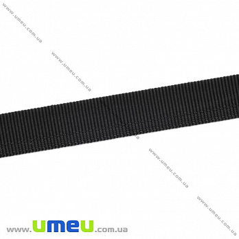 Тесьма для подшивки брюк, 15 мм, Черная, 1 м (LEN-016231)