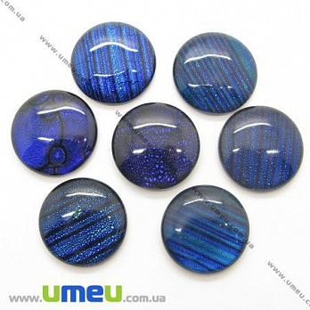 Кабошон діхроічний, 30 мм, Круглий (KAB-007040)