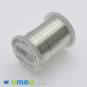 Проволока медная, 0,3 мм, Серебристая (LES-044636)