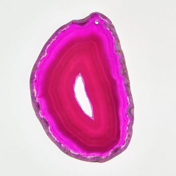 Зріз Агата, Малиновий, 79х52 мм (POD-032516)