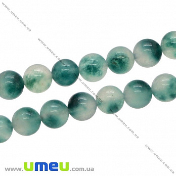 [Архів] Намистина натуральний камінь Мармур зелений, 4 мм, Кругла (BUS-036910)