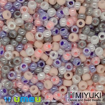 Бісер японський Miyuki круглий RR 8/0 №mix97, Рожевий (BIS-045933)