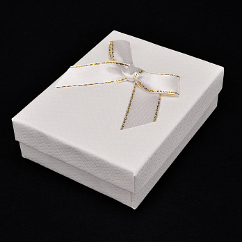 Подарункова коробочка Прямокутна, 9х7х3 см, Біла (UPK-053793)
