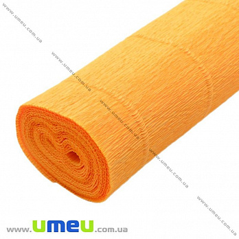 Гофрированная бумага Италия, Оранжевая 576, 180 г, 50х50 см (DIF-019092)
