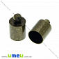 Ковпачок металевий, 10х6 мм, Антична бронза, 1 шт (OBN-022875)