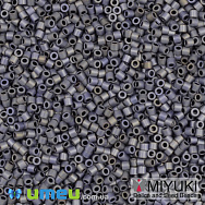 Бісер японський Miyuki Delica 15/0 DBS307 металік, Сірий матовий, 3 г (BIS-049723)