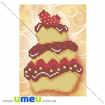 Схема для виш. бісером VDV, Торт Т-164, 15х11 см (SXM-029201)