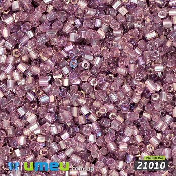 Бісер чеський Рубка 11/0, №21010, Бузковий АВ прозорий (BIS-044053)