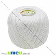 Пряжа YarnArt Iris 20 г, 138 м, Біла 910, 1 моток (YAR-022983)