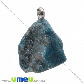 Подвеска из натурального камня Апатит, 36х23х18 мм, 1 шт (POD-014420)