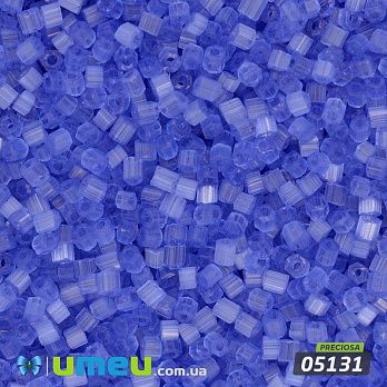 Бісер чеський Сатин 11/0, №05131, Синій (BIS-043789)