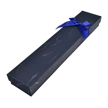 Подарункова коробочка Прямокутна, 21х4х2,5 см, Синя (UPK-053873)