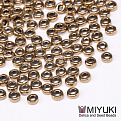 Бисер японский Miyuki Spacer SPR3-457, 3х1,3 мм, Бронзовый (BIS-051224)