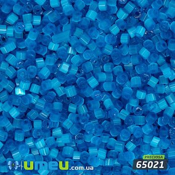 Бісер чеський Сатин 11/0, №65021, Синій (BIS-043788)