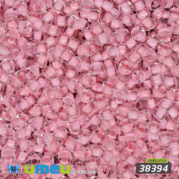 Бисер чешский №605/38394, Розовый светлый, Прокрашенный, 10/0 (BIS-003884)