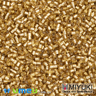 Бісер японський Miyuki Delica 15/0 DBS42, Золотистий, 3 г (BIS-049713)