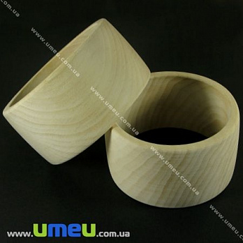 Дерев'яний браслет Афродіта, 40 мм, Липа (DEC-001877)