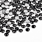 Стразы плоские SS16 (3,8 мм), Черные (STR-061551)