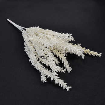 Ветка лаванды, 36 см, Белая (DIF-057782)