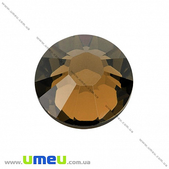 Стрази скляні неклейові SS8 (2,4 мм), Коричневі (STR-019159)