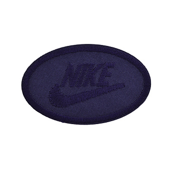 Термоаппликация Nike, 6,5х4 см, Синяя, 1 шт (APL-031703)