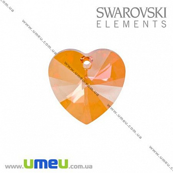 Подвеска Swarovski 6228 Astral Pink, 10 мм, Сердце, 1 шт (POD-005638)