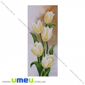 Схема для виш. бісером VDV, Білі тюльпани Т-503, 70х30 см (SXM-032082)