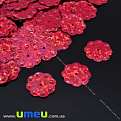 Пайетки Китай Цветы, 15 мм, Красные, 5 г (PAI-013183)