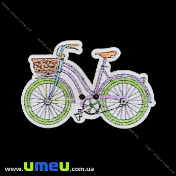 Декоративный пришивной элемент Велосипед, 32х21 мм, 1 шт (DIF-033467)