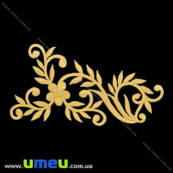 Термоаплікація, Золотиста, 13х7 см (APL-016430)