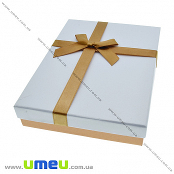 Подарочная коробочка Прямоугольная для комплекта, 16х12х3 см, Бежевая, 1 шт (UPK-035947)