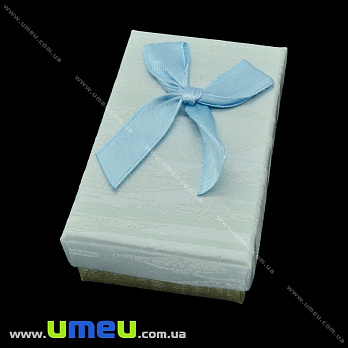 Подарункова коробочка Прямокутна, 8х4,5х2,5 см, Блакитна (UPK-023134)