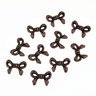 Намистини мет. Бантик, 14х10 мм, Мідь (BUS-009006)