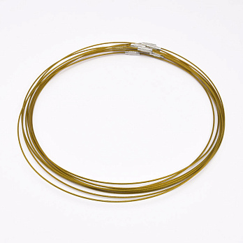 Основа для колье Чокер, Золотистая, 44 см (OSN-000652)