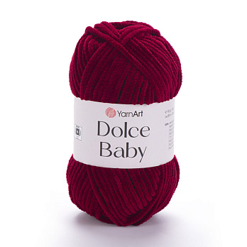 Пряжа YarnArt Dolce Baby 50 г, 85 м, Бордова 752 (YAR-061635)