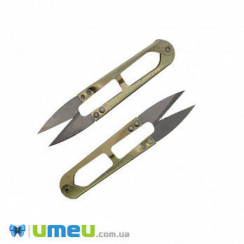 Ножницы стальные для обрезки ниток, 11 cм, 1 шт (INS-041141)