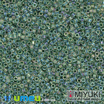 Бисер японский Miyuki Delica 11/0 DB060, Зеленый, 3 г (BIS-040580)
