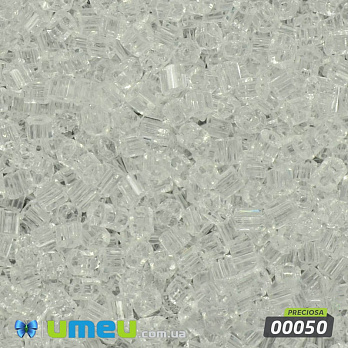Бісер чеський Рубка 11/0, №00050, Прозорий (BIS-032179)