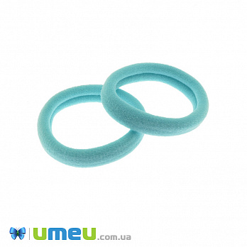 Резинка для волосся мікрофібра, 40 мм, Бірюзова (OSN-041666)