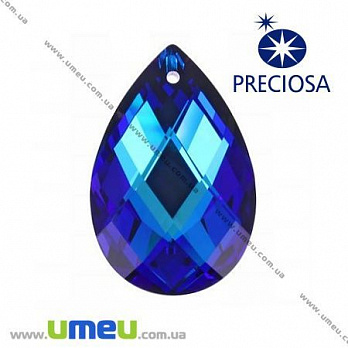 [Архів] Підвіска Preciosa 505 Bermuda Blue, 39х25 мм, Крапля (POD-009905)