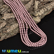 Намистина Swarovski 5810 Powder Rose, 4 мм, Перламутрова, 1 шт (BUS-005686)