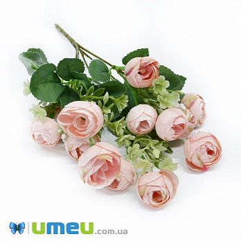 Букет півонії, 34 см, Персиковий (DIF-045812)