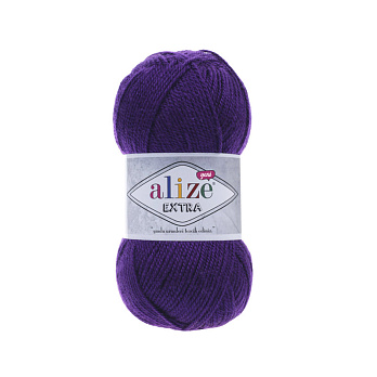 Пряжа Alize Extra 100 г, 220 м, Фиолетовая 74 (YAR-060202)