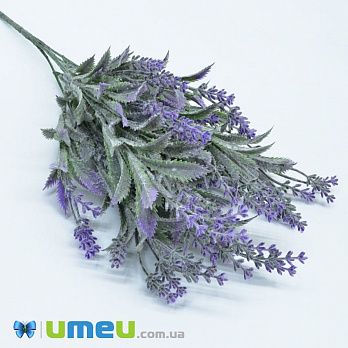Гілка лаванди з кропивою, 38 см, Бузкова (DIF-044962)