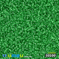 Бисер чешский 12/0, №50100, Зеленый светлый, Прозрачный (BIS-017022)