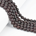 Бусины Гранат, Натур. камень, 8 мм, Круглые, 39 см (BUS-060927)