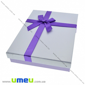 Подарочная коробочка Прямоугольная для комплекта, 16х12х3 см, Фиолетовая, 1 шт (UPK-035944)