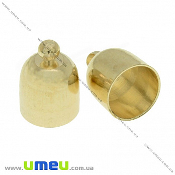 [Архів] Ковпачок металевий, 14х10 мм, Золото (OBN-020341)