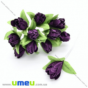 Тюльпан тканевый, 10 мм, Фиолетовый, 1 шт (DIF-033299)