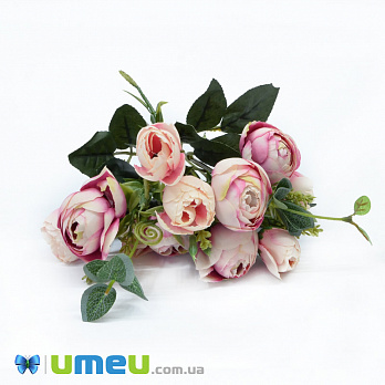 Букет пионов, 30 см, Розово-персиковый (DIF-044731)